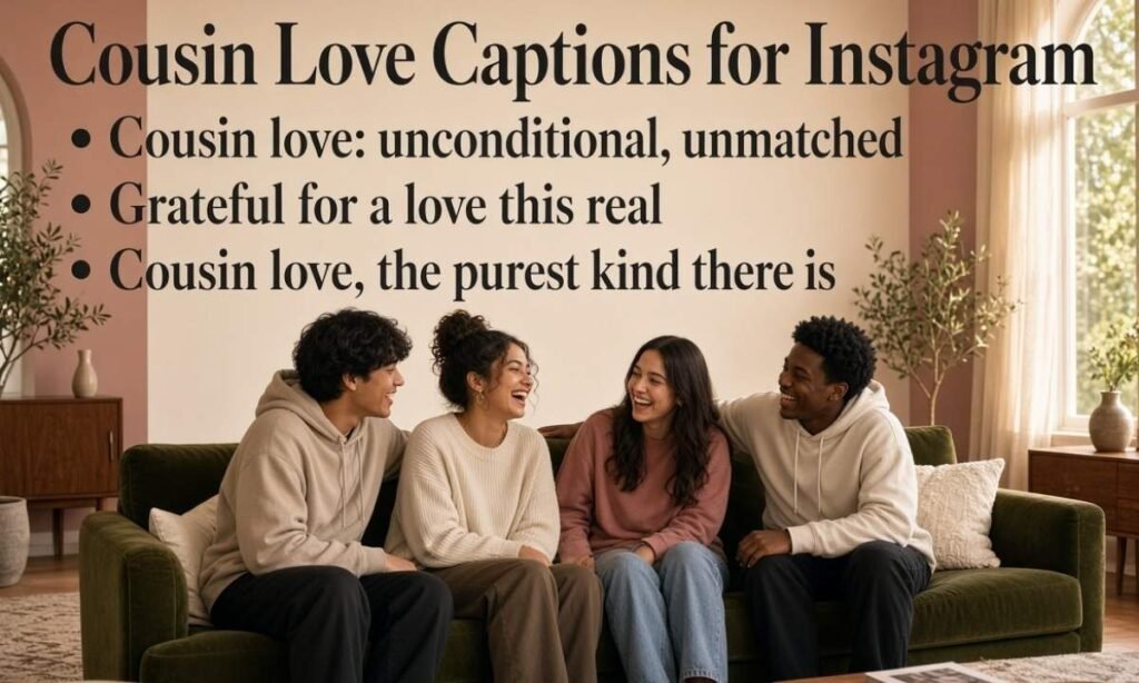 Cousin Love Captions for Instagram
