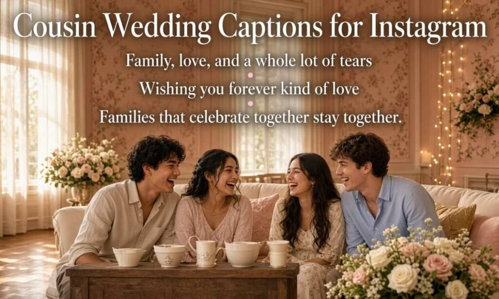 Cousin Wedding Captions for Instagram