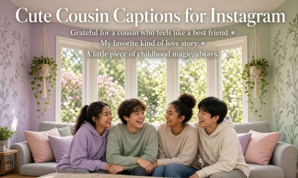 Cute Cousin Captions for Instagram