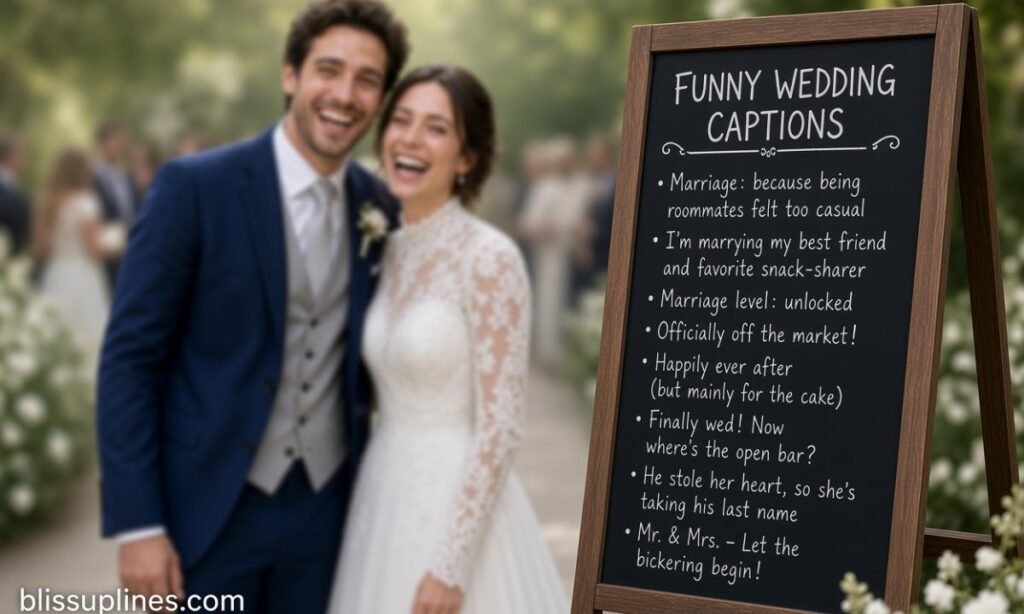 Funny Wedding Captions