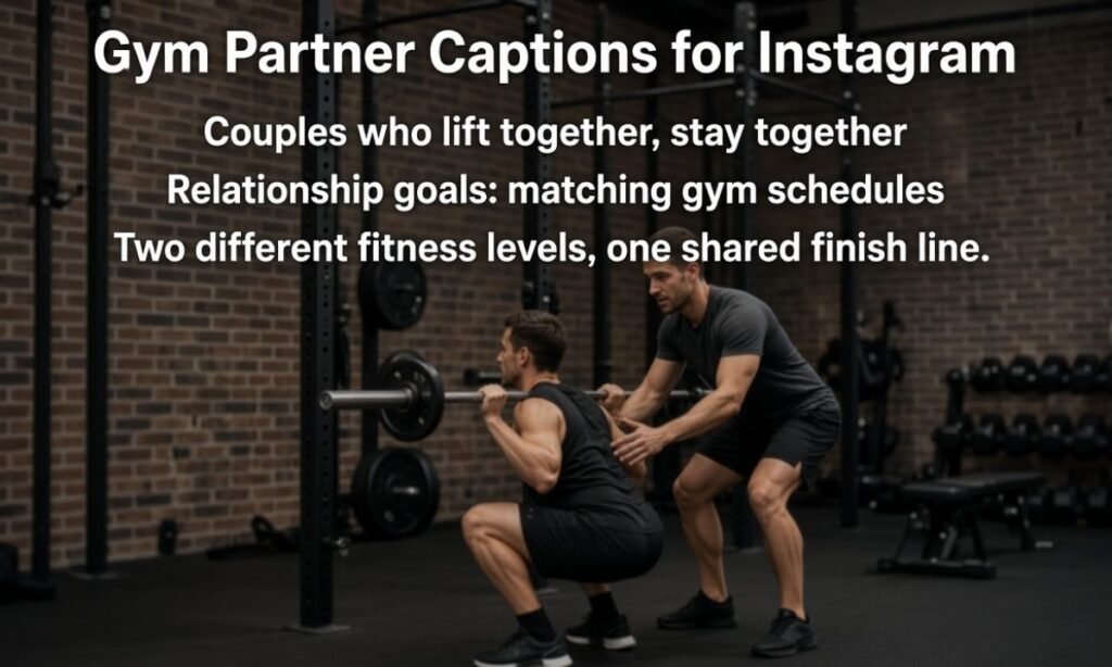 Gym Partner Captions for Instagram