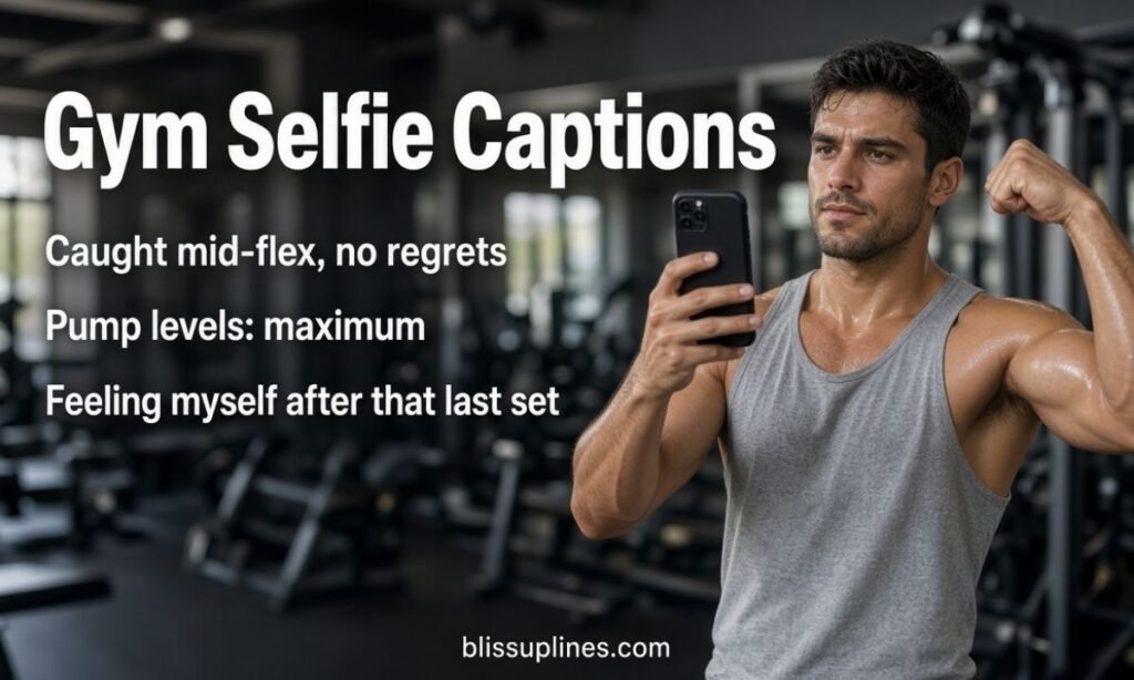 Gym Selfie Captions