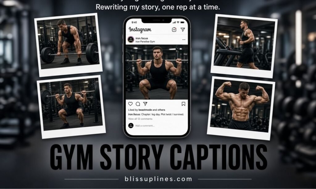 Gym Story Captions