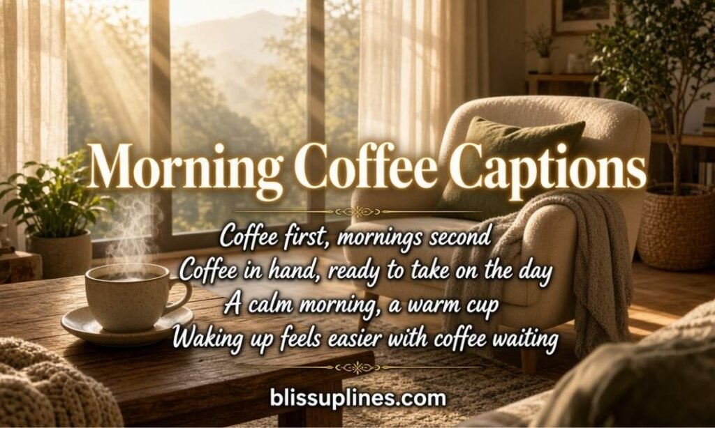 Morning Coffee Captions