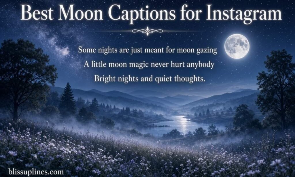 Best Moon Captions for Instagram