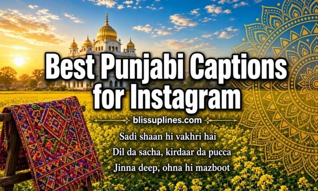 Best Punjabi Captions for Instagram
