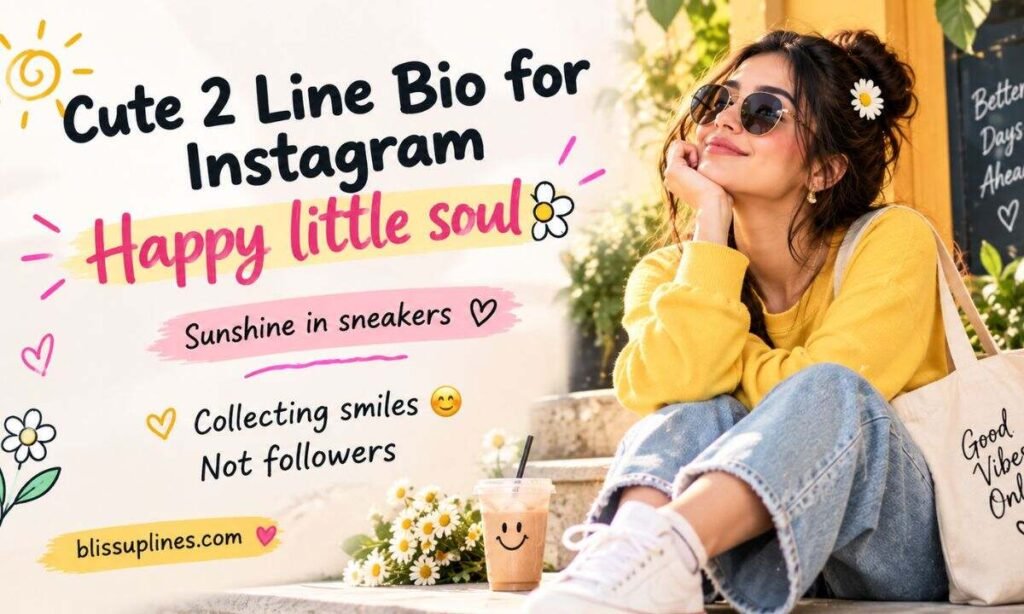 Cute 2 Line Bio for Instagram