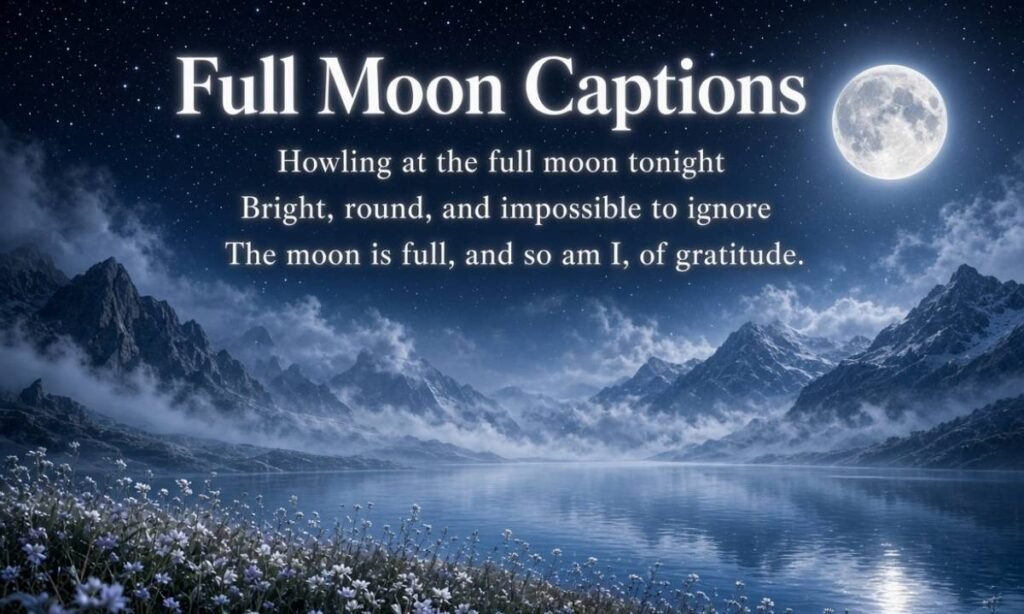 Full Moon Captions