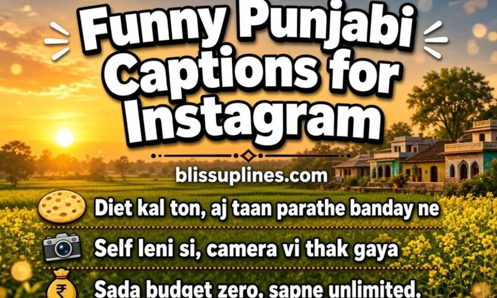 Funny Punjabi Captions for Instagram