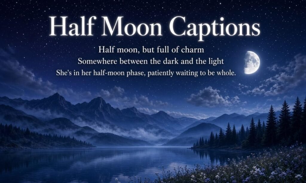 Half Moon Captions