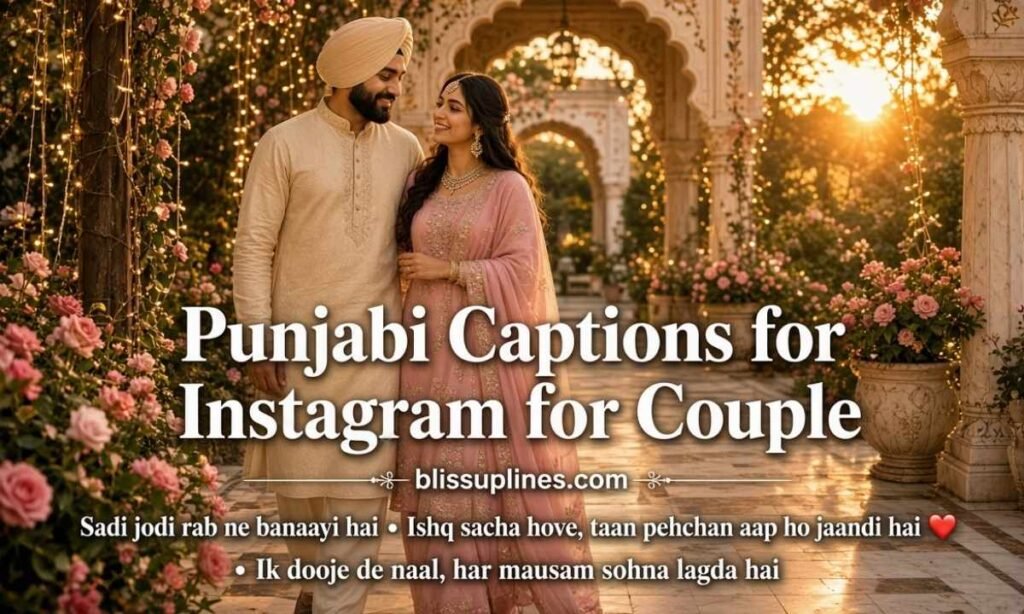 Punjabi Captions for Instagram for Couple