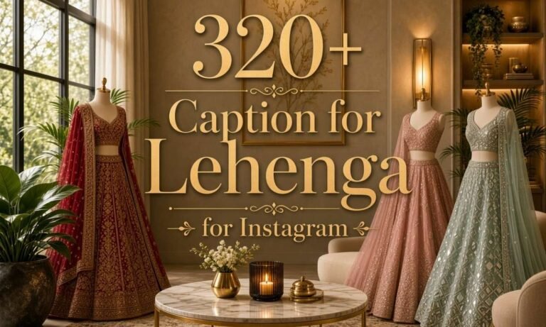 Lehenga Captions for Instagram