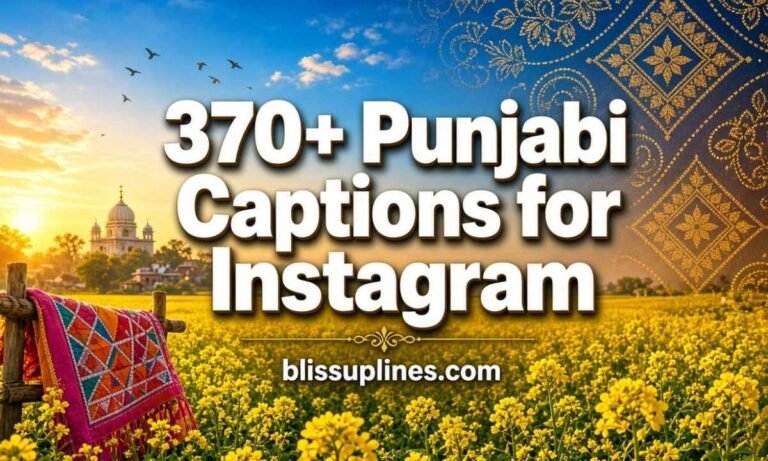 Punjabi Captions for Instagram
